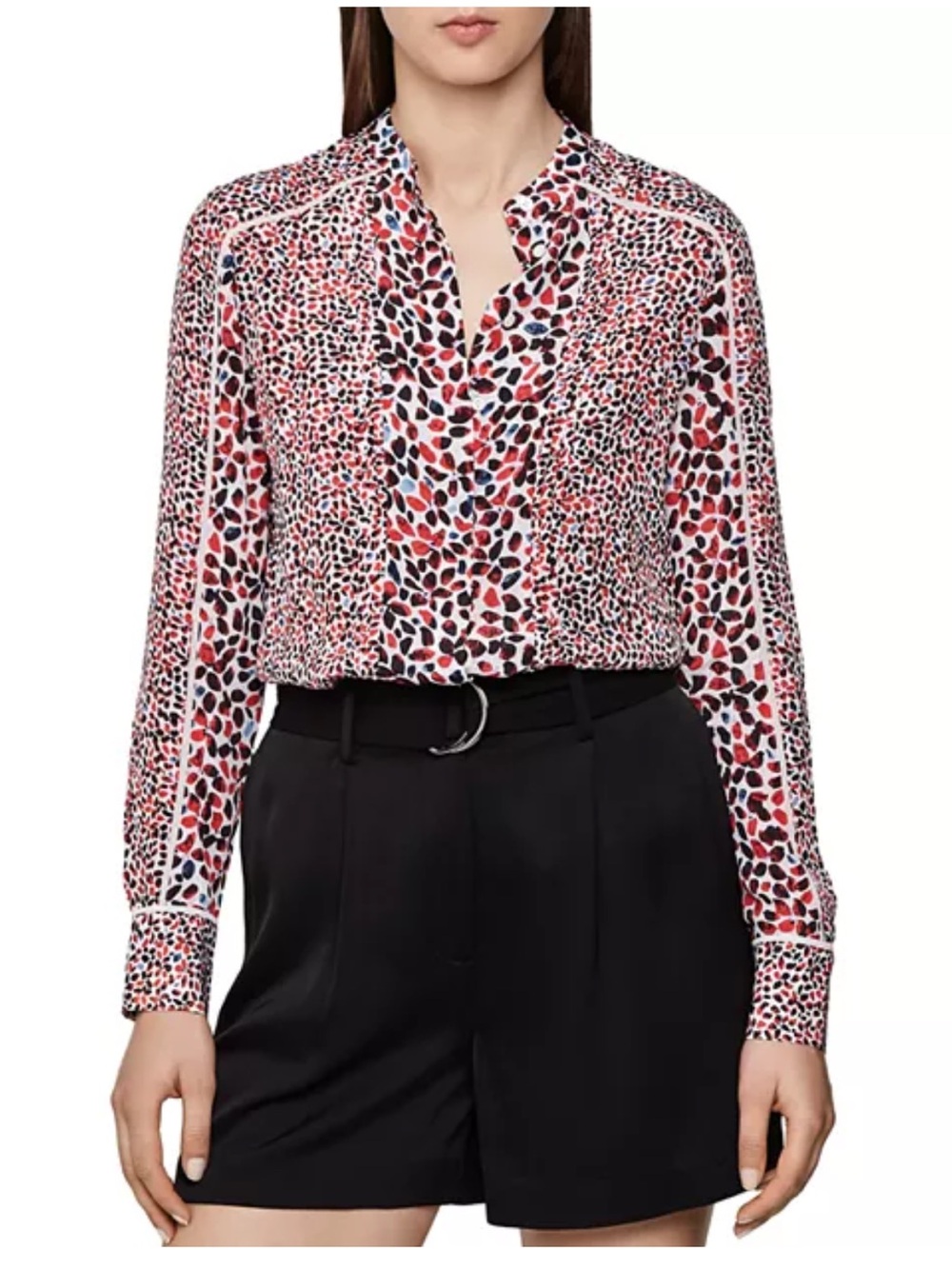 Reiss ottilie printed blouse